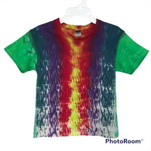 🍭KIDS Tie-Dye T-Shirt | Green/Purple/Red/Yellow | XS